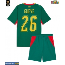 Senegal Pape Gueye #26 Auswärts Trikotsatz Kinder WM 2026 Kurzarm (+ Kurze Hosen)